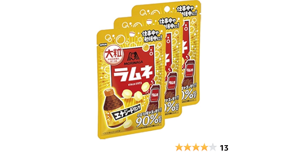 Amazon 森永製菓 大粒ラムネ エナジードリンク 38g 3箱 森永製菓 駄菓子 通販