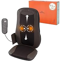 全身マッサージ機 ブラウン 皮革製 マッサージチェア（ブラック