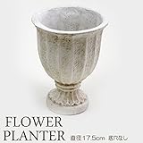 プランター 植木鉢 グラスベース 大 直径13.5cm （底穴なし） レジン 鉢 オーナメント