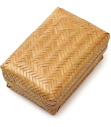 Amazon｜岩手県二戸 鳥越竹細工 スズ竹(篠竹) 弁当かご｜弁当箱