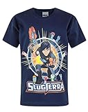 公式Slugterra Eli Shane Boy 's Tシャツ カラー: ブルー