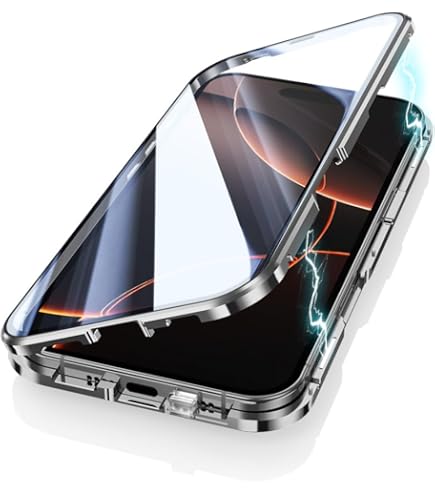 Amazon.co.jp: HENGHUI 対応 iPhone 16 Pro Max 用 ケース 覗き見防止