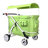 保育園 幼稚園 お散歩用 ベビーカー Familidoo（ファミリードゥー） 軽量・オートブレーキ付き・6人乗りデザインモデル グリーン 緑