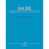 フォーレ:レクイエム Op.48(S,A,T,B)(ラテン語)/Stahl/Stegemann編/ベーレンライター社/合唱作品