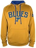 NHLセントルイス・ブルースフード付きプルオーバー、XL、イエローゴールド