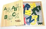 アルファベットブロック カラー 木のおもちゃ