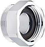 カクダイ 混合栓 クランク用アダプター 2個入り クランク取付ネジ 内ネジ W28山18(TOTO)をG3/4(カクダイ)に変更 100-121