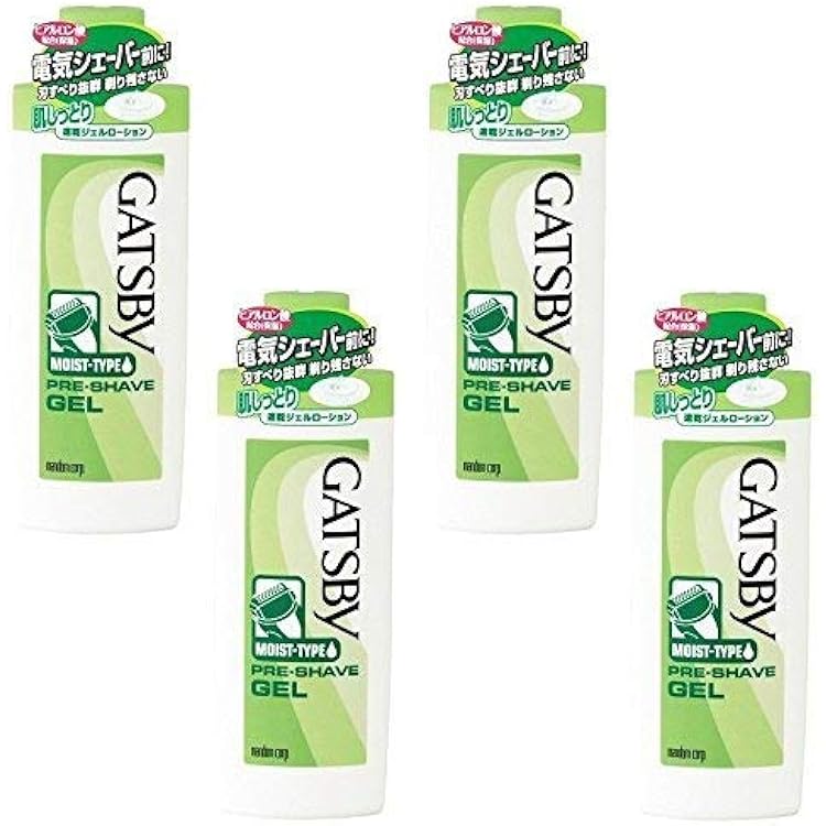 Amazon.co.jp: 【まとめ買い】ギャツビー プレシェーブジェル 140ml ×4