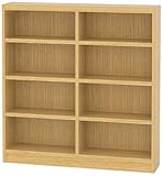 白井産業 タナリオ オーダーラック 高さ90cm 幅80cm 奥行19cm ナチュラルオーク(1) 棚強度ST 追加棚板2枚 TNL-EM9080ASTF2NA2