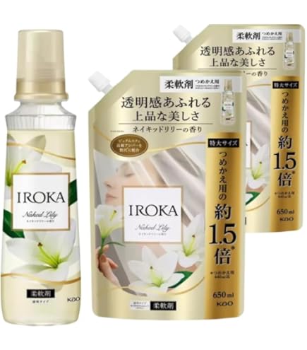 フレア フレグランス IROKA 柔軟剤 ネイキッドリリー1200ml×12 Amazon | フレアフレグランス IROKA 液体 柔軟剤 香水のように上質で