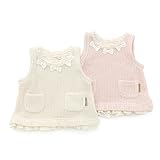 Biquette Club(ビケットクラブ) ベスト (80～130cm) キムラタンの子供服 (10268-171a) オフホワイト 95