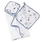 エイデンアンドアネイ / Aden+Anais Hooded towel stes 3060 (カラー：Rock star)