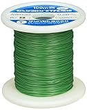 サンハヤト ジュンフロン(R)ETFE電線 AWG30-100m:緑