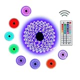 Led Light Strip Kit 16.4ft 5050 300LEDs Color Changing Waterproof with 44key IR Controller and 12V 5