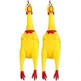 Amazon Yデパートセンター55 叫ぶニワトリ 黄色い鳥 シャウティングチキン Lサイズ 約56cm 特大サイズ びっくりチキン にわとり ニワトリ 鳥 鶏 面白グッズ ジョーク どっきり おもちゃ