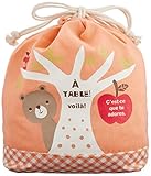 丸和 巾着 コップ袋 グーグーズ コップ入れ くまリンゴ