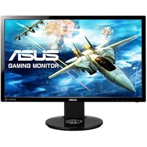ASUS Gamingモニター 24型フルHDディスプレイ ( 応答速度1ms / リフレッシュレート144Hz / NVIDIA 3D Vision2対応 / 昇降・ピボット機能 / DP,HDMI,DVI / スピーカー内蔵 / VESA規格 / 3年保証 ) VG248QE-J