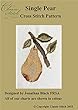 Single Pear Cross Stitch Pattern (English Edition)