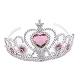 Vin beauty レディーガール ブライダルプリンセス素晴らしいパーティー クリスタルティアラ ウェディングクラウン ヘアアクセサリー バンドベール ヘッドバンド