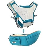 Angelcare 抱っこひも ベビーキャリア スリング 360° おんぶ 通気性よい 装着簡単 調整可 軽量 快適 腰負担軽減 新生児から使用可能 メッシュ 素材 4way 出産祝い (グリーン)