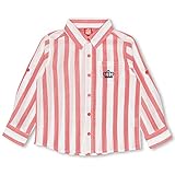 ベビードール ストライプシャツ ベビー キッズ 130cm レッド