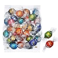 リンツ (Lindt) チョコレート リンドール 10種類アソート 詰め合わせ [Bタイプ] 個包装 30個入り (ミニリーフレット付き)