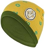 (コ-ランド) Co-land キッズ 帽子 新生児 ハット 数字柄 ベビーハット 子供 ワッチキャップ 女の子 男の子 赤ちゃん用 綿製 イエロー
