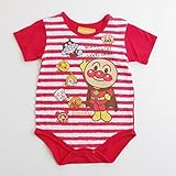 アンパンマン 半袖ロンパス 赤色80ｃｍ(TA5803）
