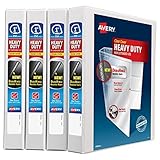 Heavy Duty View Binder 1 White [並行輸入品]