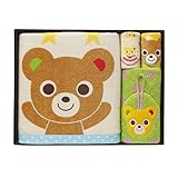 ミキハウス アニマル バス＆ハンド＆ミニタオル2Ｐセット（10-8912-564）