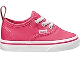 Vans ベビー・ガールズ TD Authentic Elastic US サイズ: 4 M US Toddler カラー: ピンク