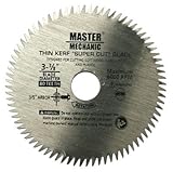 JINDING GROUP 80THSS Master Mechanic 80 Tooth High Speed Steel Thin Kerf Blade, 3-3/8" [並行輸入品]