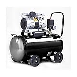 静音コンプレッサー (ブラック)1馬力(0.75kW) 静音仕様(58db) オイルレス 39.9L メスカプラ付き-静音コンプレッサー39.9L黒-