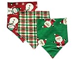 Christmas Baby Bandana Drool Bibs 100% Cotton for Drooling and Teething Gift Set Limited Supply by M