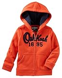 OshKosh B ' gosh Boy 's Heritage Fleece Hoodie ;フォレストグリーン カラー: グリーン