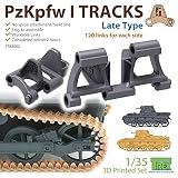 ティーレックススタジオ 1/35 I号戦車A/B型用 後期型履帯 プラモデル用パーツ TR85002