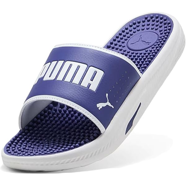 プーマ スニーカー ミュール 27.0 メンズ サンダル ホワイト ブルー PUMA 送料無料 限定店舗カラーあり スニーカー サンダル かかと