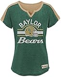NCAA Baylor Bears Girls 7-16 Tribute Football Tee Small (7-8) Dark Green [並行輸入品]