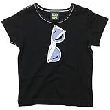 《初夏盛夏対応》DODOMPA(ドドンパ) サングラス天竺半袖Tシャツ 110cm /ブラック NO.F-974095