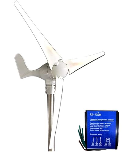 小型の風力発電機 400w 12v 3ブレード+コントローラ Amazon | SAYA 小型風力発電機 400W 3ブレード12V/24V