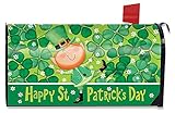 Lucky Leprechaun聖パトリックの日磁気メールボックスカバーコメツブツメクサ標準