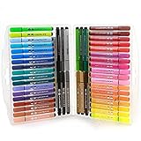 NOQ USアートSupply – 48 Count Washableマーカーバケットセット – Broad Tipマーカーwith vibrantと太字の色子供&キッズ用Arts and Craft