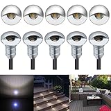 テラス・デッキライト FVTLED ガーデンライト スタンドライト DC12V 0.6W IP65 足元灯 省エネ 超寿命 玄関 廊下 CE RoHS認証 (10個セット クールホワイト)