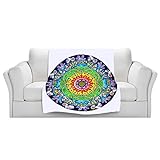 ブランケットウルトラソフトFuzzy 4サイズ！DIANOCHEデザインからby RachelブラウンホームDecor Unique Designer芸術的スタイリッシュな寝室アイデアCouchまたは