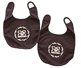 NCAA Officially Licensed Lined 2 - Pack Baby Bib