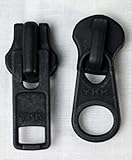 YKK　金属NO,10　 スライダー　DA・DNW　２個セット　　黒色