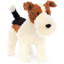 Jellycat Hector Fox Terrier - L: 16 cm x l: 10 cm x h: 23 cm