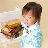 ベビー礼服 水色/千鳥格子 ネクタイ付 1才 赤ちゃん