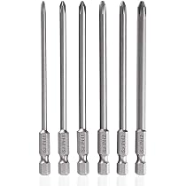 Amazon.co.jp: Saipor 6 Pieces Magnetic Crosshead Driver Bit