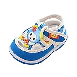 Honhui Toddler幼児キッズベビー男の子女の子漫画滑り止め夏靴ソフトソールSqueakyスニーカー Age:3-3.5T ブルー GP-888